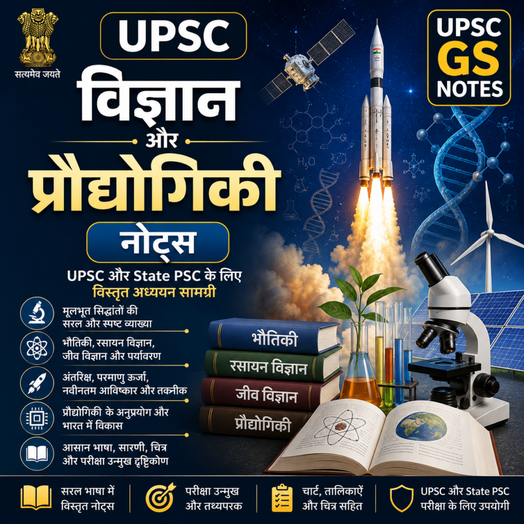 विज्ञान और प्रौद्योगिकी नोट्स | Science and Technology Notes