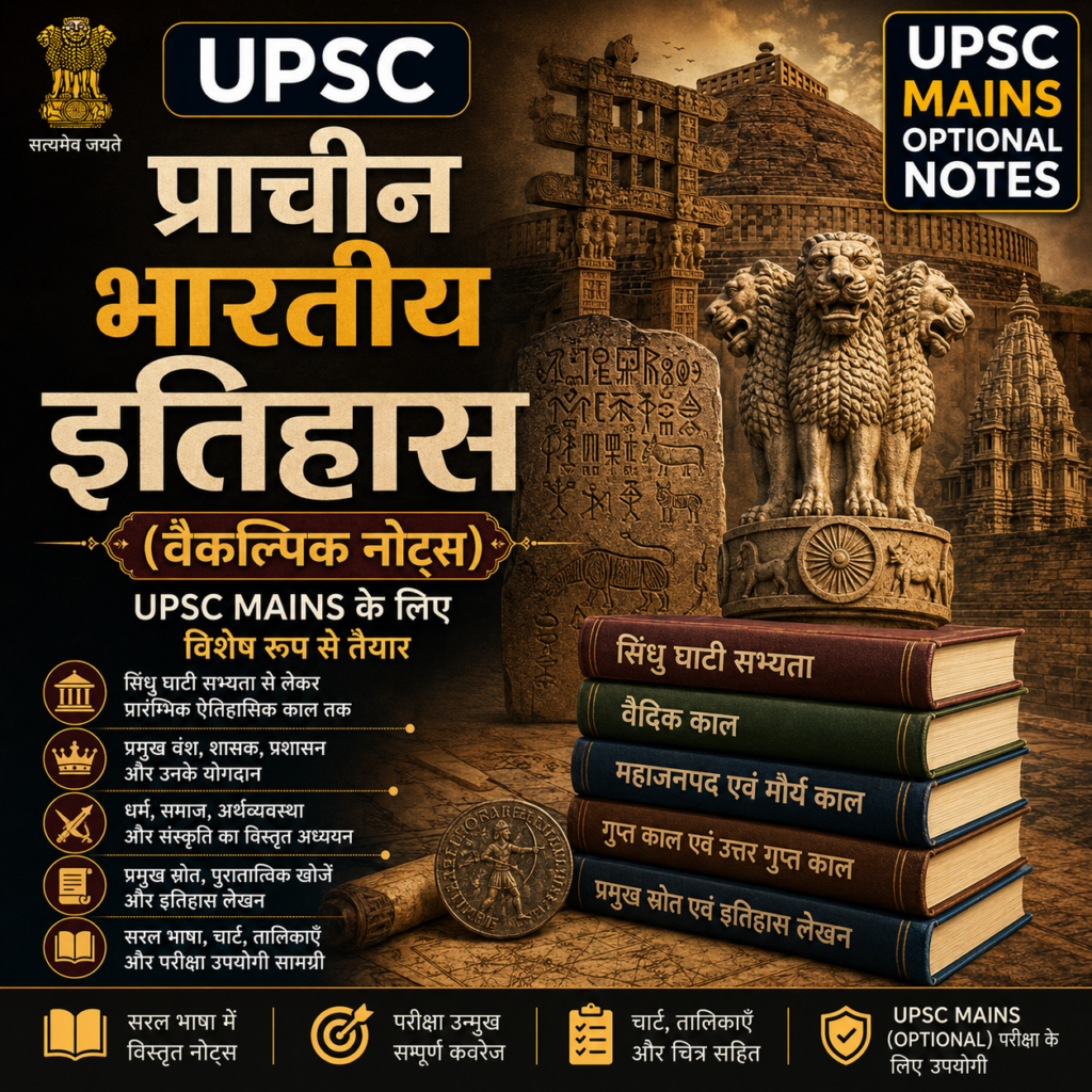 Ancient History: History Optional Notes UPSC in Hindi | प्राचीन भारतीय ...