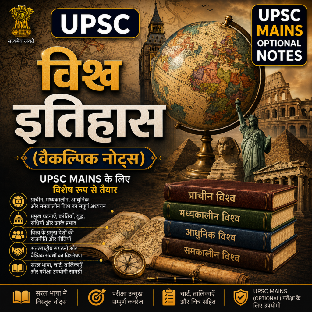 World History: History Optional Notes UPSC in Hindi | विश्व इतिहास ...